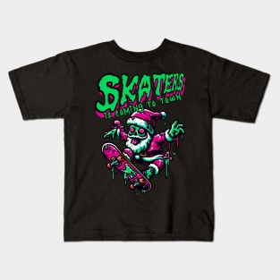 SKATERS IS COMING Kids T-Shirt